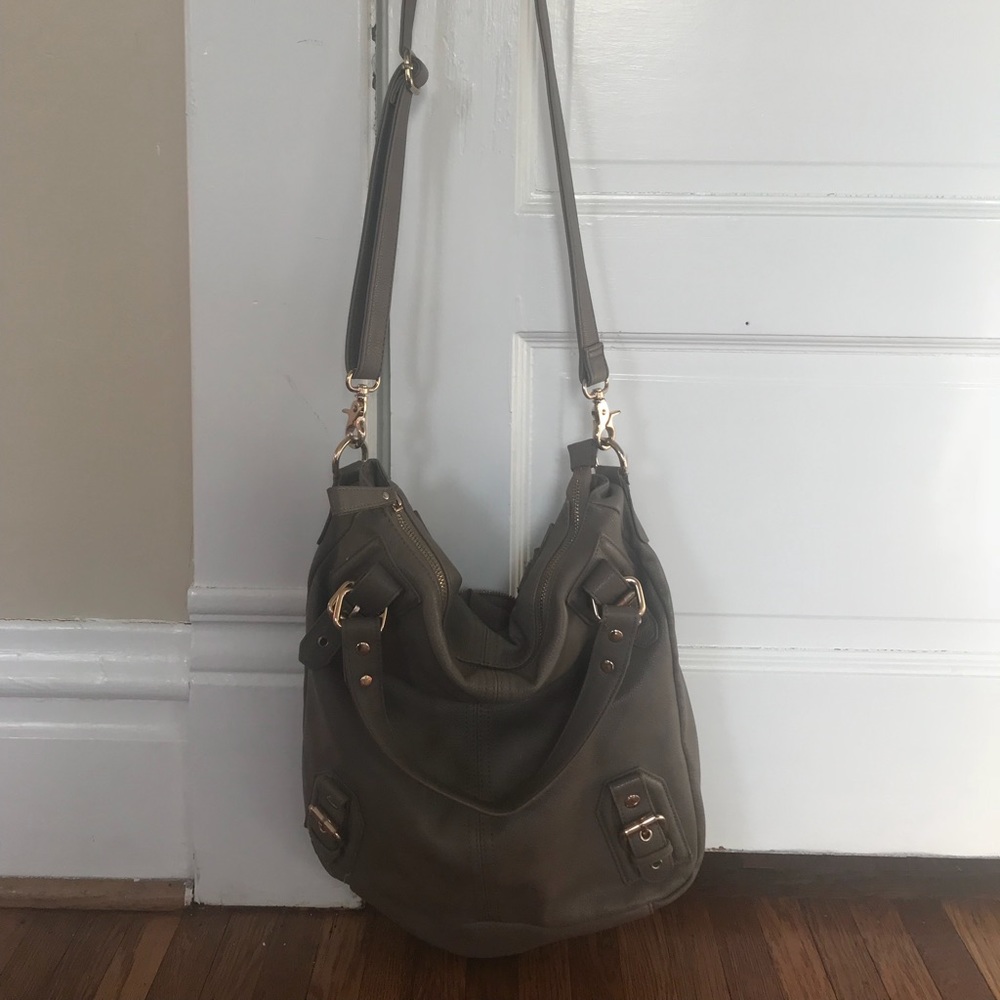 Taupe handbag